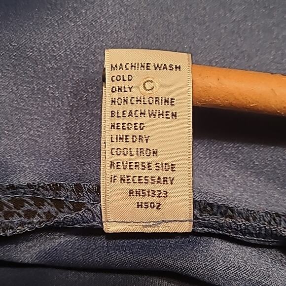 Josephine Chaus Woman Velour Navy Blue & Black Houndstooth Check size 3X - Picture 7 of 11